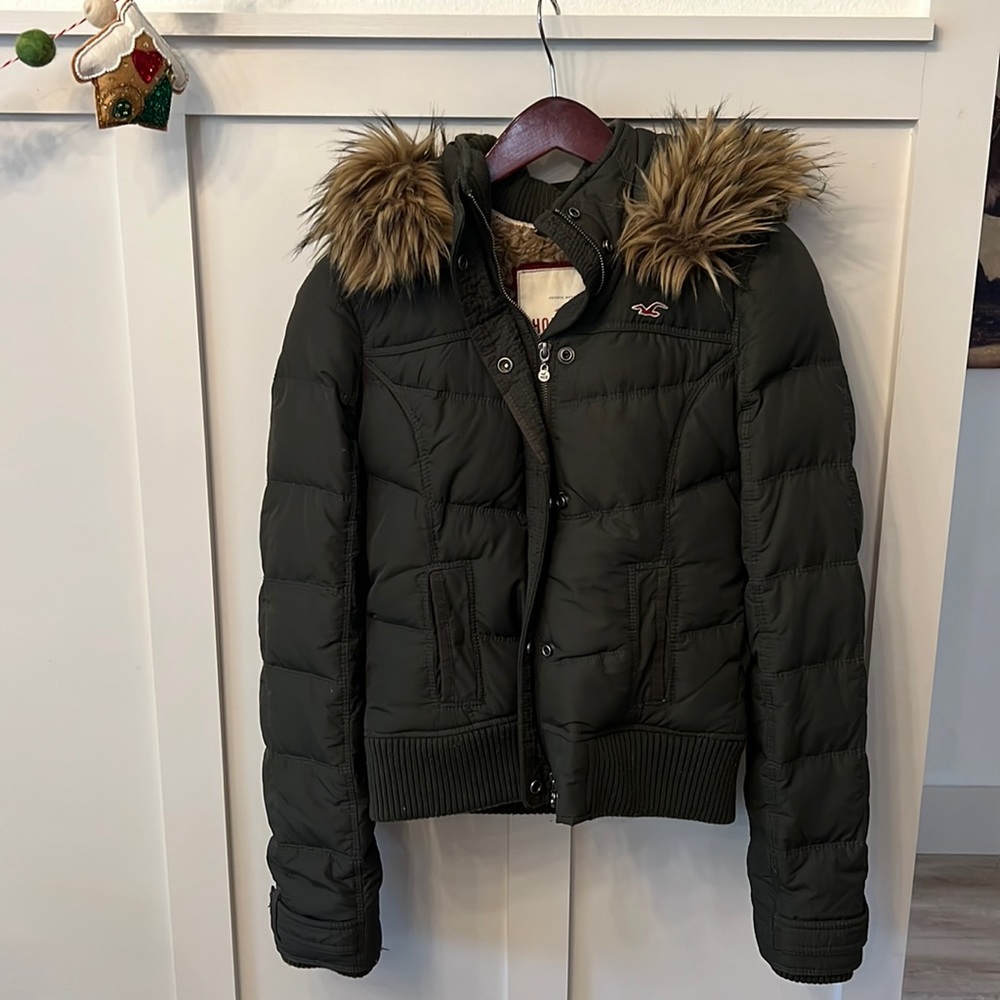 Hollister Down Coat with Removable Hood